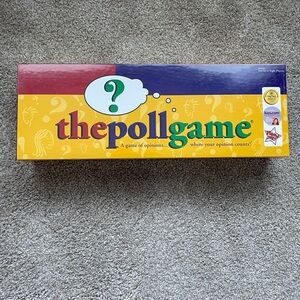 New Sealed Complete The Poll Game A Game Of Opinions Vintage 2000 Adult Game‎